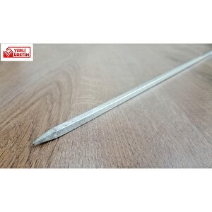 Kare Çöp Şiş Ciğer Şiş Tavuk Şiş Kuşbaşı Et Şişi 10 Adet 70 Cm (5mm)