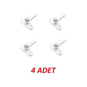 Metal Emniyet Kilidi Pimapen Kilidi Güvenlik Düğmeli Metal Kilit (4 Adet)