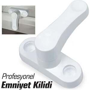 Plastik Pencere Emniyet Kilidi,güvenlik Emniyet Kilidi (10 Adet)