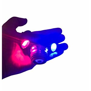 Çakarlı Bisiklet Lambası Şarzlı Ön Far Bisiklet Lambası Usb Şarzlı Bisiklet Işığı