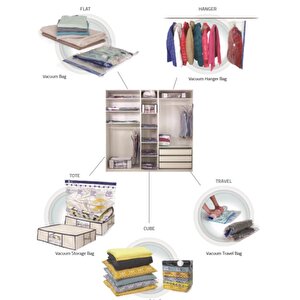Vakumlu Hurç Poşet Saklama Torbası (50x70)