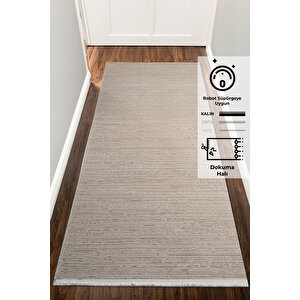 Konfor Kadife İplikli Modern 5787 Dokuma Parla Yolluk Halı 80x200 cm