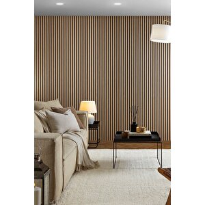 Mdf Ahşap Akustik Duvar Paneli 100x275 Cm - Safirmeşe