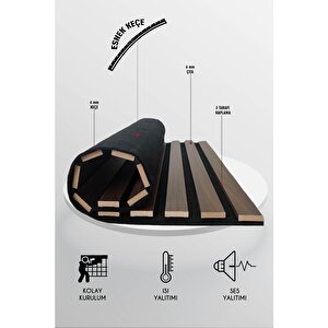 Mdf Ahşap Akustik Duvar Paneli - 60x275 Cm - Barok