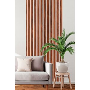 137 Cm 12 Adet Mdf Ahşap Çita - Panel Deği̇ldi̇r - Polisander