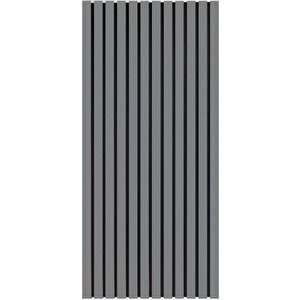 137 Cm 12 Adet Mdf Ahşap Çita - Panel Deği̇ldi̇r - Antrasit