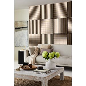 Mdf Akustik Duvar Ve Tavan Kaplama Paneli 50x50 Cm - Naturalmeşe