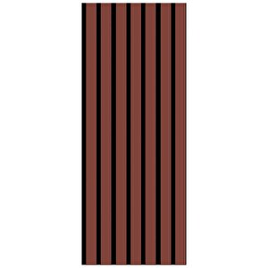 Mdf Akustik Duvar Ve Tavan Kaplama Paneli 30x60 Cm - Kiremit