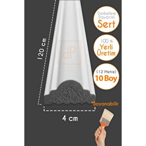 Boyanabilir Duvar Çıtası 4 Cm (10 Boy-12 Metre-120 Cm)