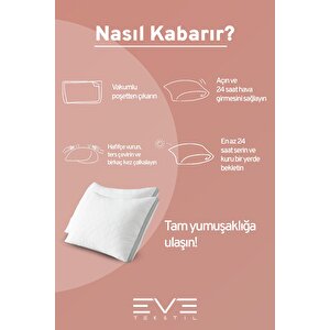 2 Adet Klimax Serisi Kılıflı Fermuarlı Klimali Antialerjik Silikon Elyaf Yastık 50x70cm 900 Gr