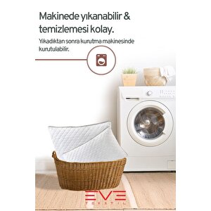 8 Adet Klimax Serisi Kılıflı Fermuarlı Klimali Antialerjik Silikon Elyaf Yastık 50x70cm 900 Gr