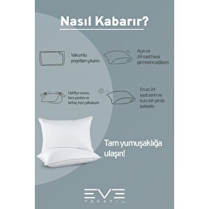 10 Adet Yellow Dream Serisi Fermuarlı Antialerjik Silikon Elyaf Dolgulu Yastık 50x70cm 1200gr