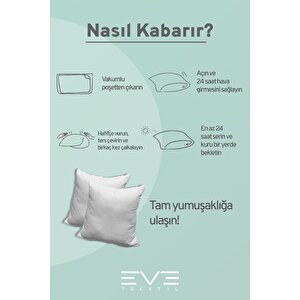 6 Adet Diamant Plus Kare Kırlent Yıkanabilir Antialerjik Silikon Elyaf Yastık 40x40cm 400 Gr