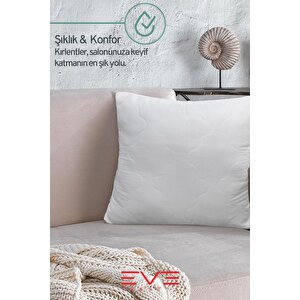 6 Adet Diamant Plus Kare Kırlent Yıkanabilir Antialerjik Silikon Elyaf Yastık 40x40cm 400 Gr