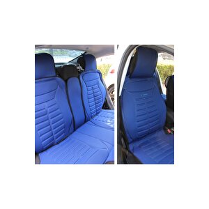 Bmw 2 Seri̇si̇ 216d Lüx Oto Koltuk Minderi Ön Arka 5'li Set Five Star Serisi Mavi̇ Mavi