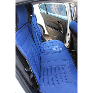 Bmw 2 Seri̇si̇ 220 Lüx Oto Koltuk Minderi Ön Arka 5'li Set Five Star Serisi Mavi̇ Mavi