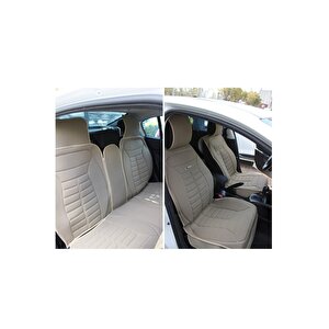 Bmw 3 Seri̇si̇ 320 Lüx Oto Koltuk Minderi Ön Arka 5'li Set Five Star Serisi Bej Bej