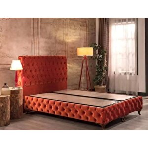 Çift Kişilik Sandıklı Baza Başlık (yatak Hariç) Tarçın 180x200 cm