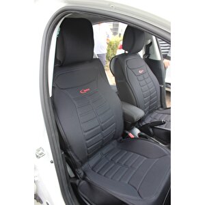 Chevrolet Aveo Lüx Oto Koltuk Minderi Ön Arka 5'li Set Five Star Serisi Si̇yah Siyah