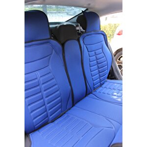 Bmw 3 Seri̇si̇ 324 Lüx Oto Koltuk Minderi Ön Arka 5'li Set Five Star Serisi Mavi̇ Mavi