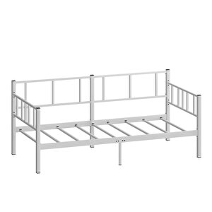 Daybed, Doruk, Metal Karyola, Sedir Karyola, 90x200 Cm, Beyaz Renk