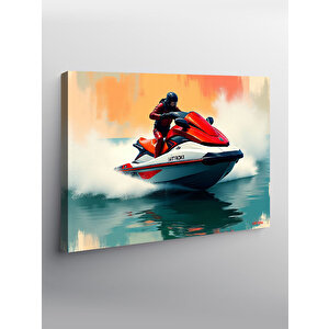 Kanvas Tablo Deniz Üzerinde Jet Ski 70x100 cm