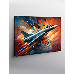 Kanvas Tablo Hızlı Jet Kalkışı 100x140 cm