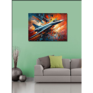 Kanvas Tablo Hızlı Jet Kalkışı 100x140 cm