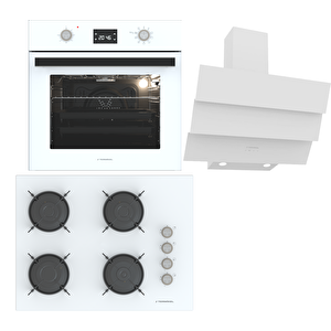 Ankastre Set (bo O6555c W + Bh P7144c W + Ch S6532c Ww)