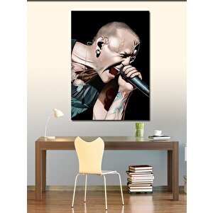 Kanvas Tablo Chester Bennington 100x140 cm