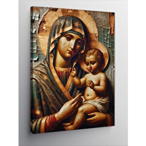 Kanvas Tablo Madonna Ve Çocuk 100x140 cm