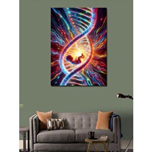 Kanvas Tablo Gen Ve Bebek 70x100 cm