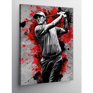 Kanvas Tablo Golf Oynayan Adam 100x140 cm