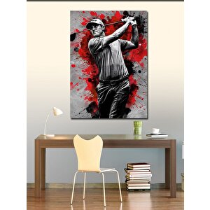 Kanvas Tablo Golf Oynayan Adam 100x140 cm