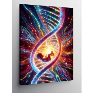 Kanvas Tablo Gen Ve Bebek 50x70 cm