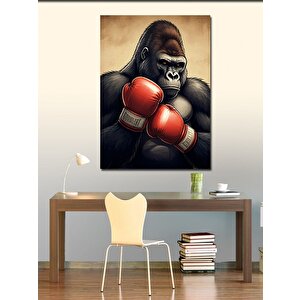 Kanvas Tablo Boksör Goril 70x100 cm