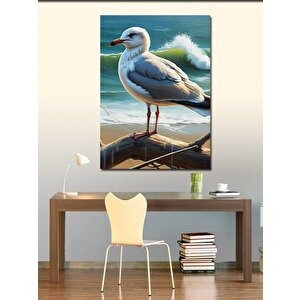 Kanvas Tablo Deniz Kenarında Martı 50x70 cm