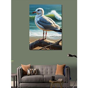 Kanvas Tablo Deniz Kenarında Martı 50x70 cm