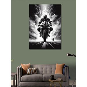 Kanvas Tablo Gölge Motorcu 50x70 cm