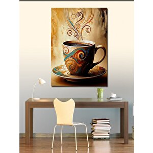 Kanvas Tablo Dekoratif Fincan 100x140 cm