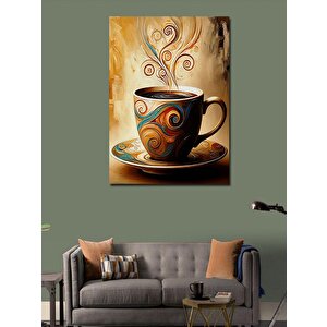 Kanvas Tablo Dekoratif Fincan 100x140 cm