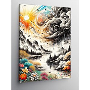 Kanvas Tablo Doğa Fırtınası 50x70 cm