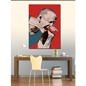 Kanvas Tablo Chester Bennington 100x140 cm