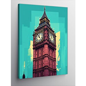 Kanvas Tablo Big Ben 50x70 cm