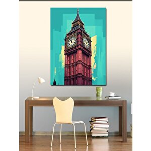 Kanvas Tablo Big Ben 50x70 cm