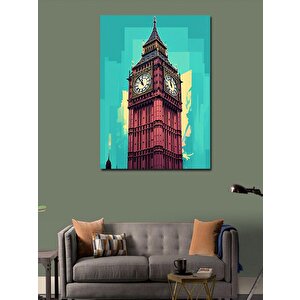 Kanvas Tablo Big Ben 50x70 cm