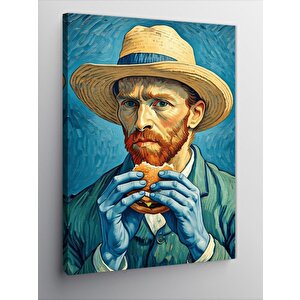 Kanvas Tablo Van Gogh Portresi 100x140 cm