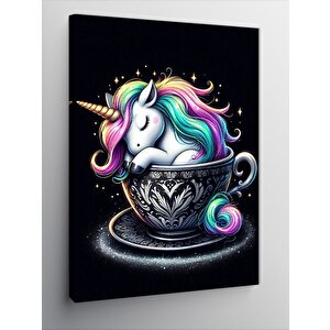 Kanvas Tablo Fincandaki Unicorn 70x100 cm