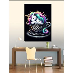 Kanvas Tablo Fincandaki Unicorn 70x100 cm