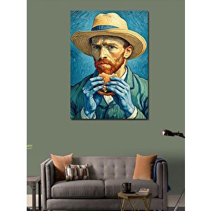 Kanvas Tablo Van Gogh Portresi 70x100 cm